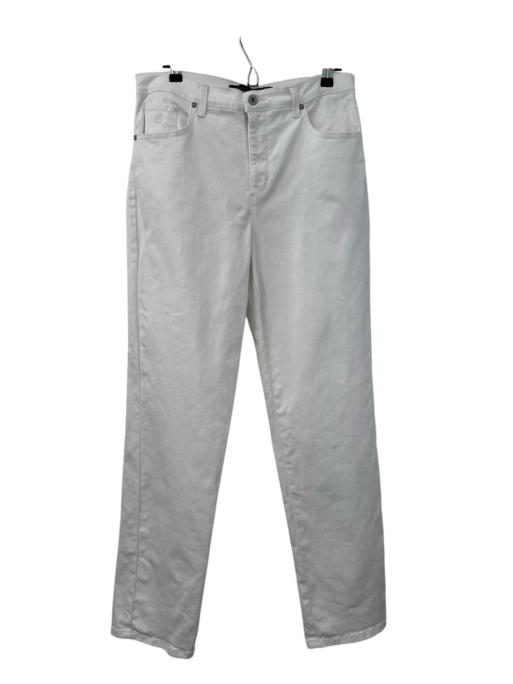 Gloria Vanderbilt Amanda High Rise Straight-Leg White Jeans